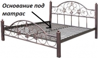 Металлическая кровать "Кармен" Металл-дизайн
